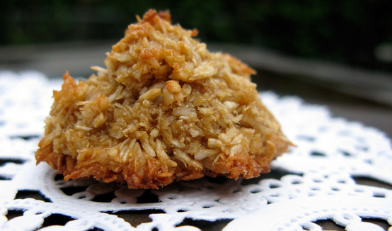 Coconut Maple Macaroons, Honest Fare by Gabrielle Arnold