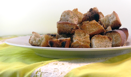 Homemade Croutons, Honest Fare by Gabrielle Arnold