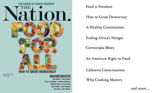 The Nation: Food For All, Honest Fare by Gabrielle Arnold