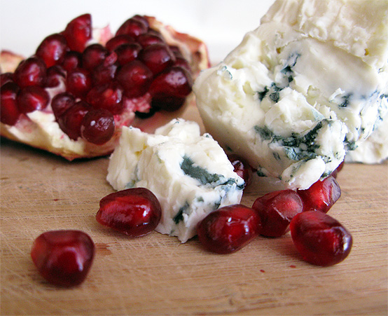Pomegranate & Gorgonzola Salad, Honest Fare by Gabrielle Arnold