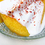 Mango & Coconut Cream with chili flakes, Honest Fare by Gabrielle Arnold