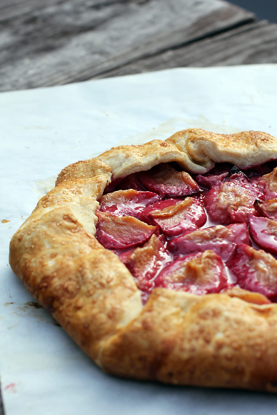 Plum Galette, Honest Fare by Gabrielle Arnold