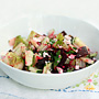 Warm Beet & Romaine Salad with Feta, Honest Fare by Gabrielle Arnold