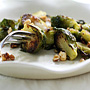 Maple Glazed Brussels Sprouts with Hazelnuts, Honest Fare by Gabrielle Arnold