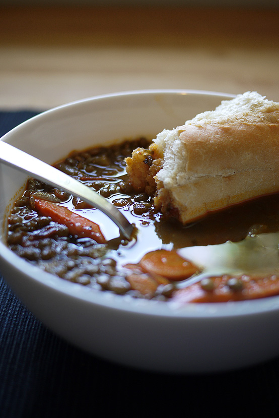 French Lentil Soup, Honest Fare by Gabrielle Arnold