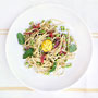 Fresh Mint & Pea Pasta Alla Carbonara, Honest Fare by Gabrielle Arnold