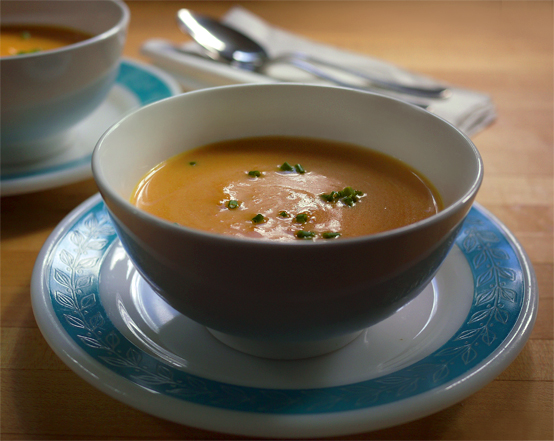Parsnip & Carrot Soup, Honest Fare by Gabrielle Arnold