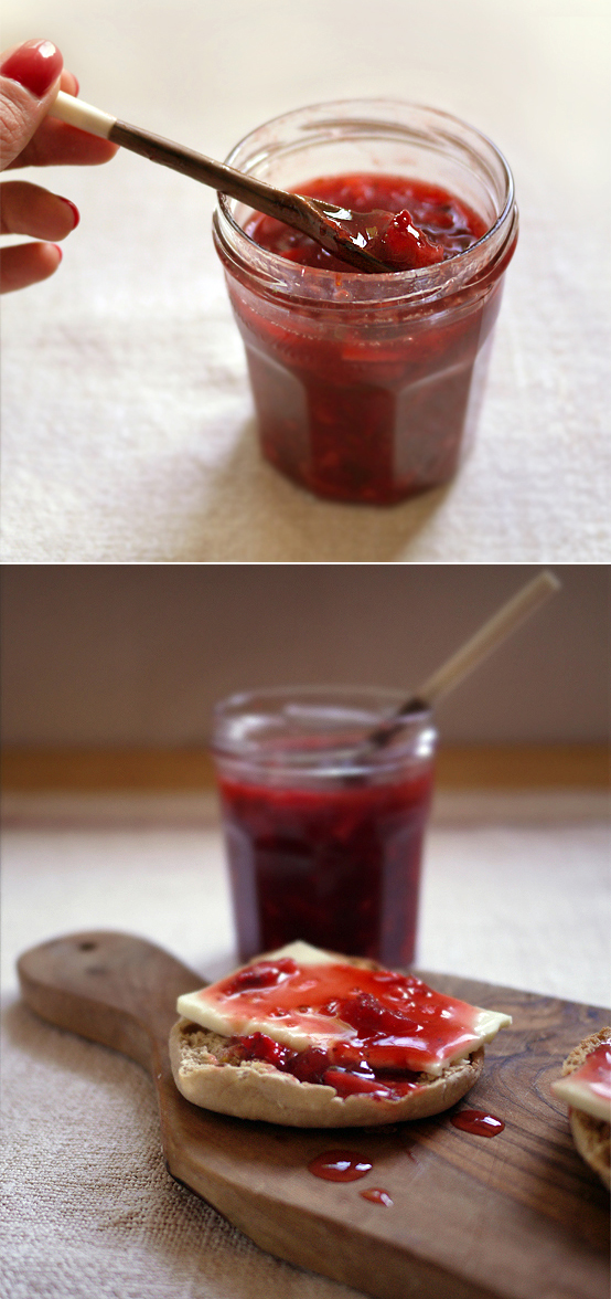 Strawberry Serrano Pepper Preserves, Honest Fare by Gabrielle Arnold