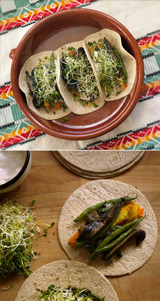 Hearty Veggie Tacos, Honest Fare by Gabrielle Arnold
