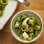 Raw Brussels & Avocado Salad in Tarragon Dressing., Honest Fare by Gabrielle Arnold