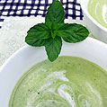 Minty White Bean & Pea Soup, Honest Fare by Gabrielle Arnold