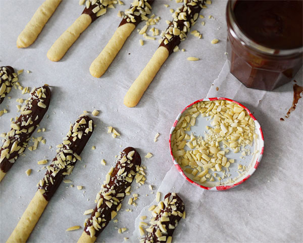 Chocolate-Covered Cookie Sticks. | Honest Fare